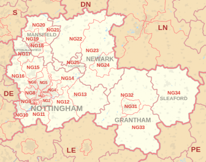 100% GPS tracked Leaflet distribution in Nottingham and Nottinghamshire all areas and postcodes covered